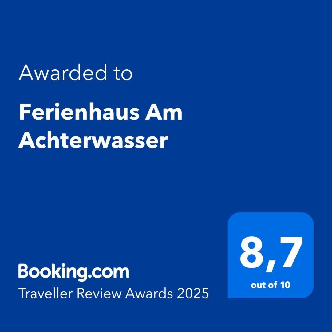 Ferienhaus Am Achterwasser 우케리츠 외부 사진